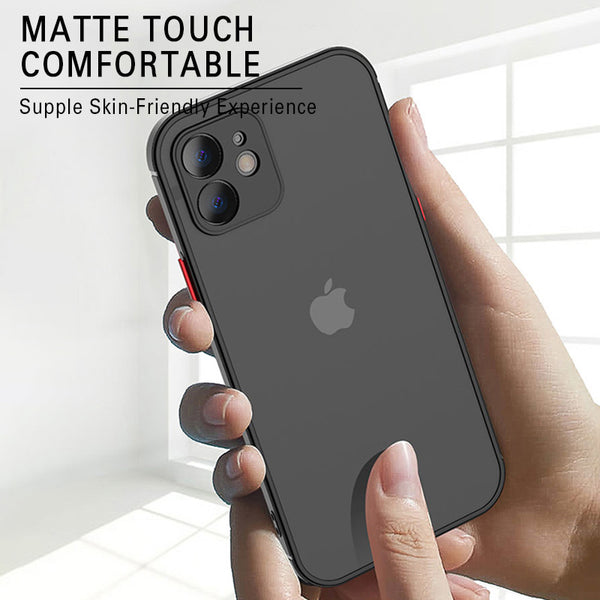 Luxury Silicone Shockproof Matte Phone Case For iPhone 13 12 11 Pro Max Mini X XS XR 7 8 Plus SE 2 2020
