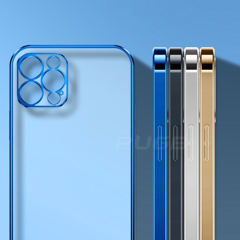 Luxury Matte Transparent Shockproof Case for iPhone 12 13 Pro Max Mini