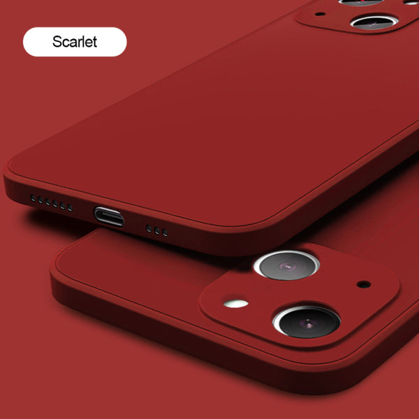 Square Liquid Silicone Phone Case For iPhone 11 12 13 Pro Max Mini X XS Max XR 7 8 Plus SE2