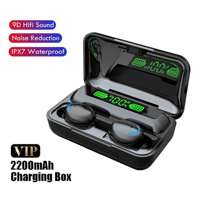 Bluetooth Earphones 2200mAh Charging Box Wireless
